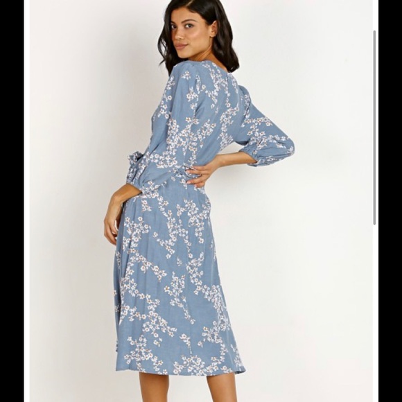 faithfull the brand chloe midi dress